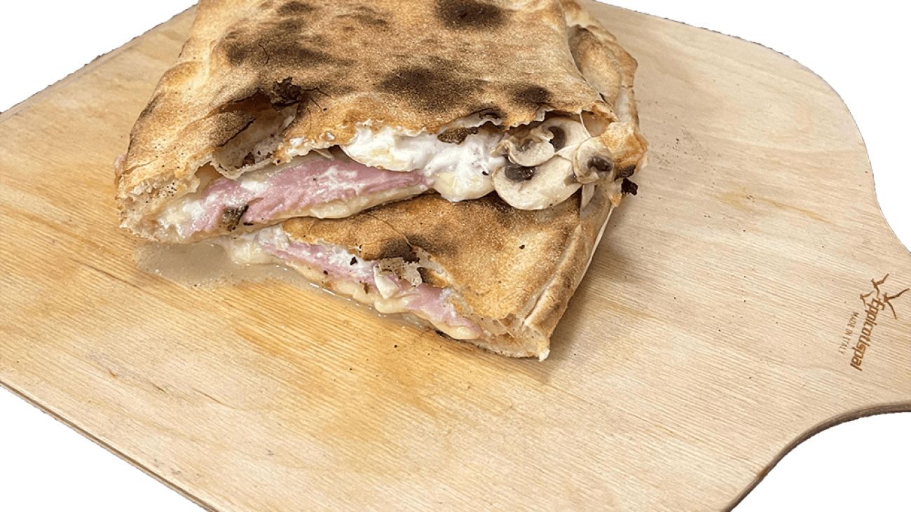 Calzone prosciutto funghi