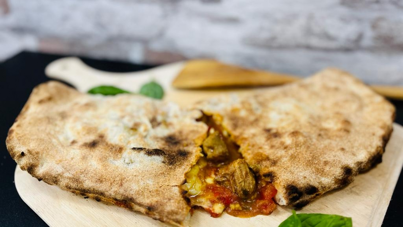 Calzone carne en salsa